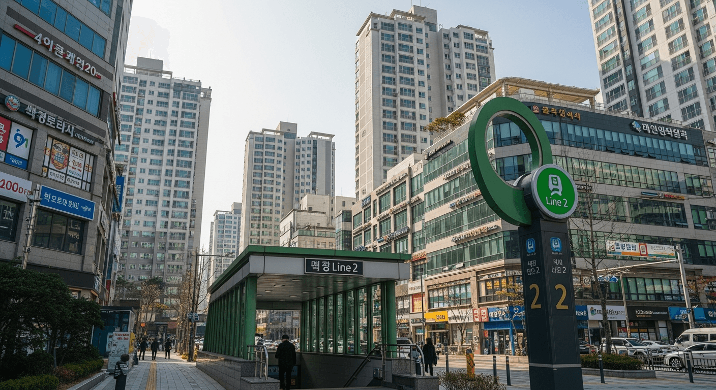 2호선 인접